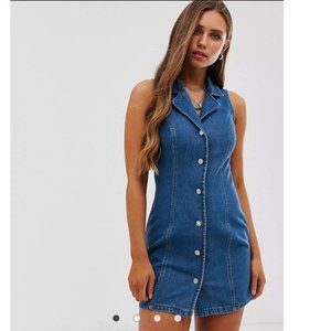 ASOS Denim Shirt Mini Dress NEW WITH TAGS